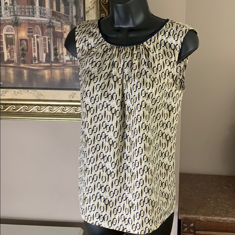 Jones New York Sleeveless Top Career Wear Sz 4 EUC - Picture 2 of 8
